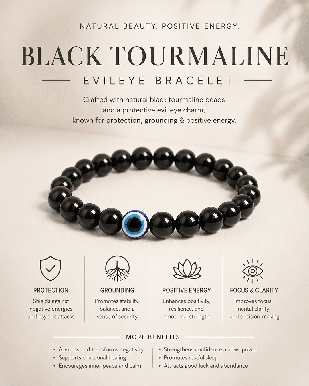 Black Tourmaline Bracelet — thumbnail 2