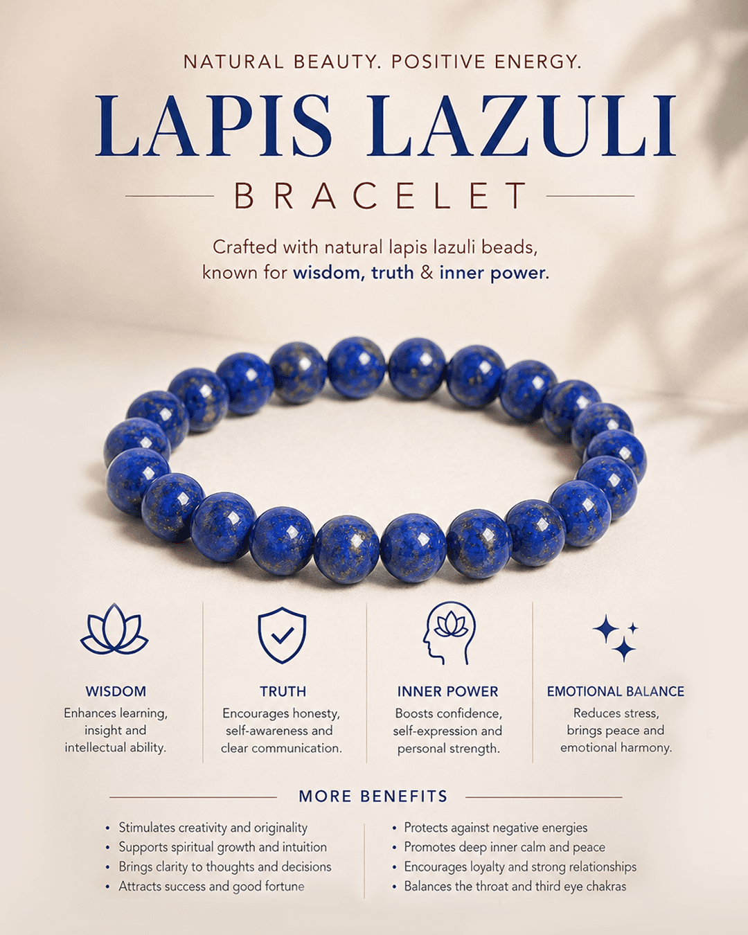 Lapis Lazuli Bracelet — thumbnail 2