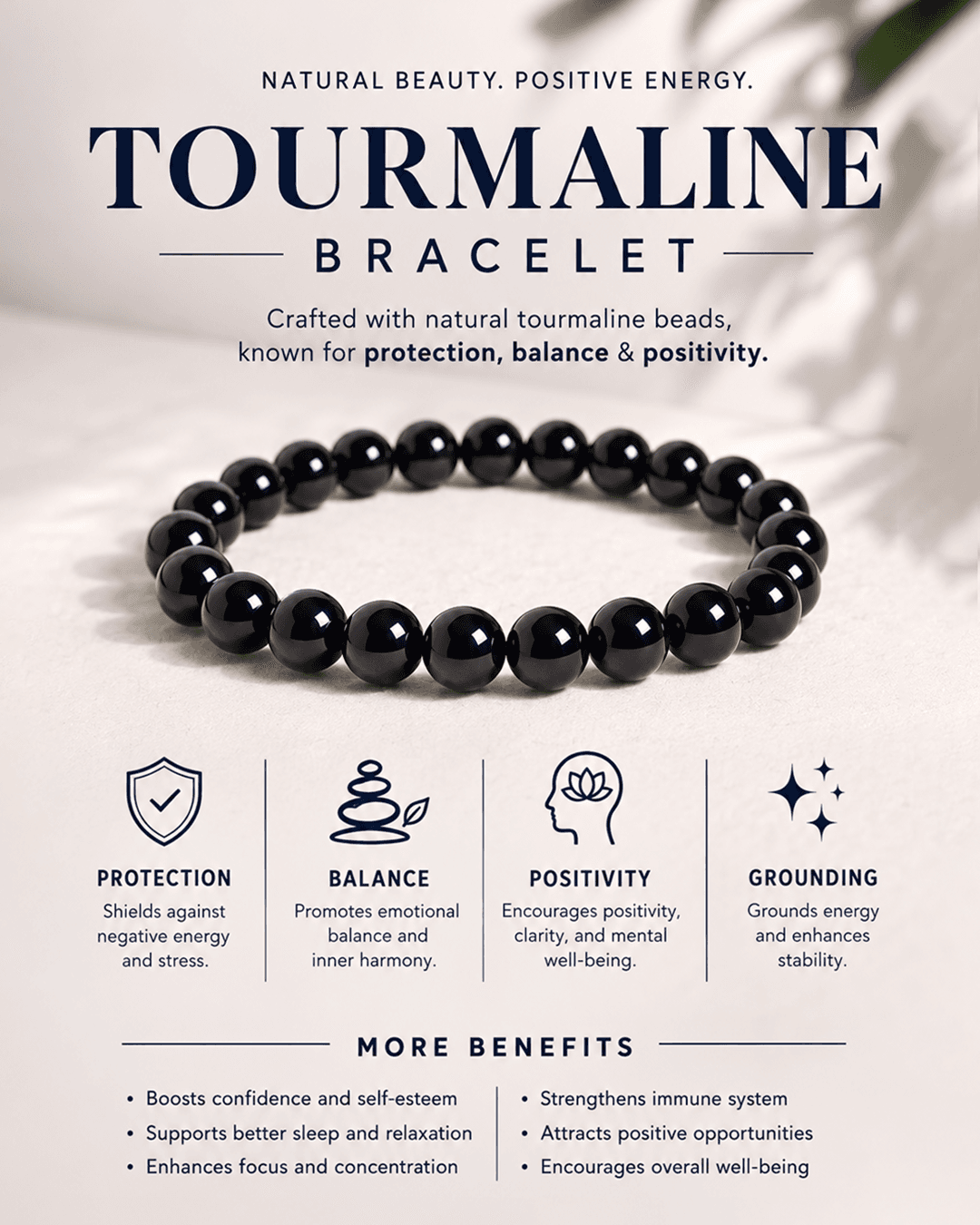 Black Tourmaline Bracelet — thumbnail 2