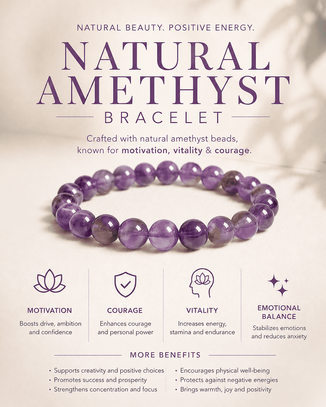 Amethyst Bracelet — thumbnail 2