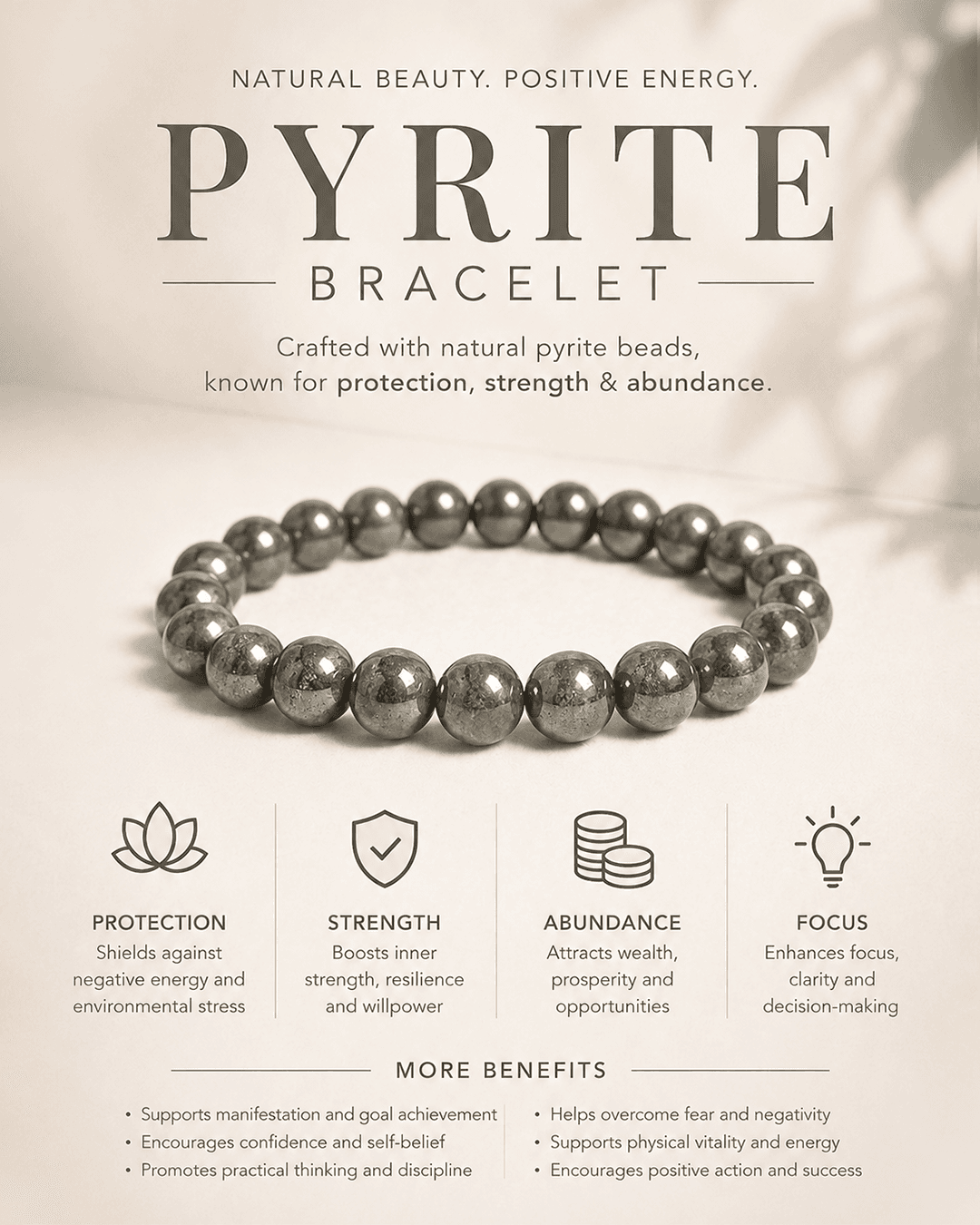 Pyrite Bracelet — thumbnail 2