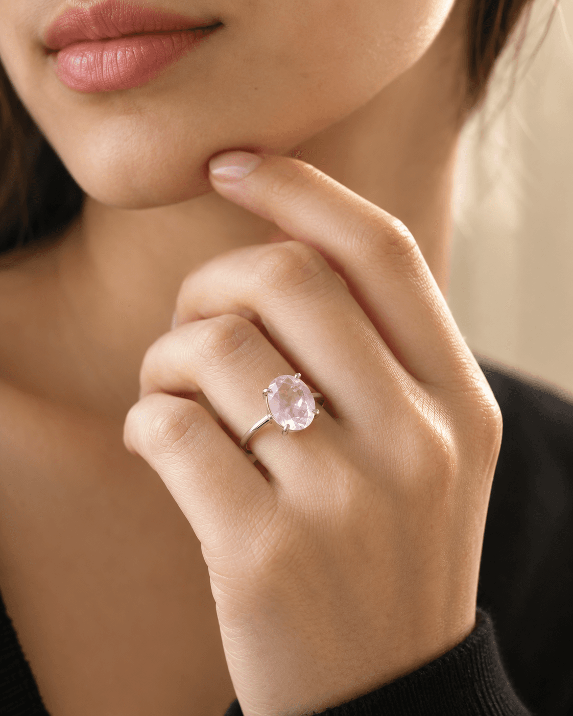 Rose Quartz Ring — thumbnail 3